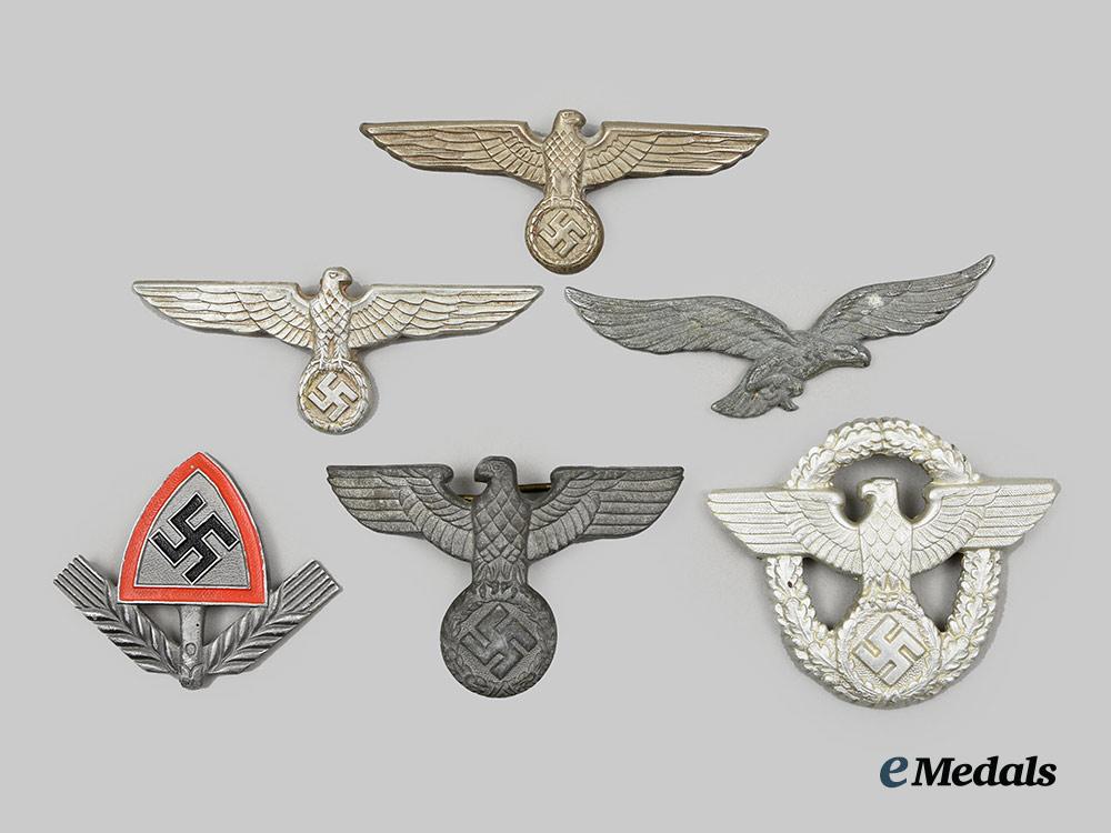 germany,_third_reich._a_mixed_lot_of_seven_cap_insignia__a_i1_3847
