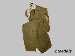 Germany, Heer. A Pair of Tropical Enlisted Personnel Wehrmacht Service Trousers