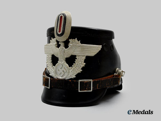 germany,_ordnungspolizei._an_e_m/_n_c_o’s_shako,_postwar_restored_example__a_i1_4068