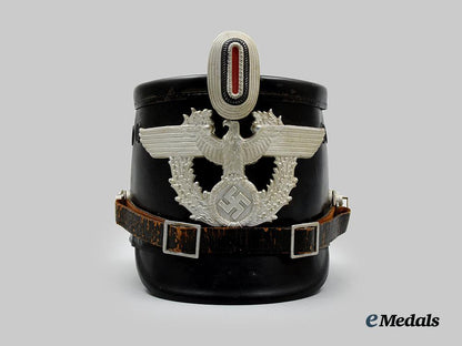 germany,_ordnungspolizei._an_e_m/_n_c_o’s_shako,_postwar_restored_example__a_i1_4073