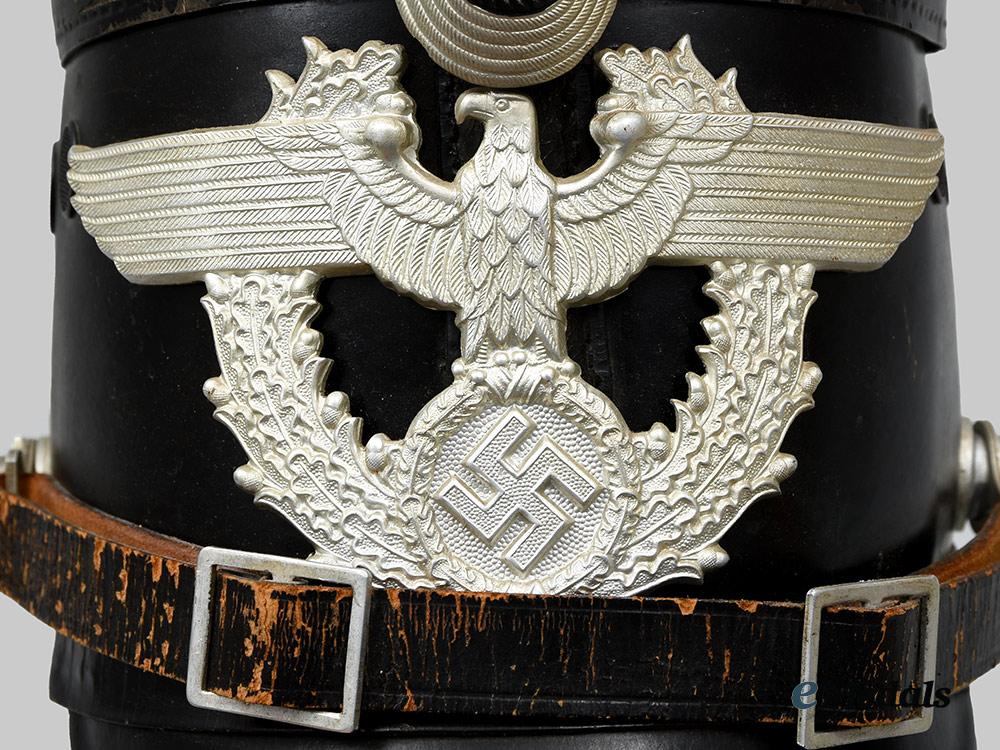 germany,_ordnungspolizei._an_e_m/_n_c_o’s_shako,_postwar_restored_example__a_i1_4074