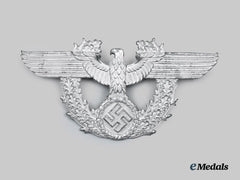 Germany, Ordnungspolizei. An Officer’s Shako Plate, by Christian Theodor Dicke