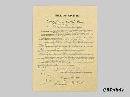 united_states._a_collector’s_copy_of_the_bill_of_rights_signed_by_four_former_u._s._presidents(_george_h._w._bush,_jimmy_carter,_ronald_reagan,_gerald_ford)__a_i1_5237