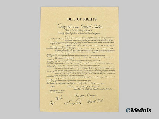 united_states._a_collector’s_copy_of_the_bill_of_rights_signed_by_four_former_u._s._presidents(_george_h._w._bush,_jimmy_carter,_ronald_reagan,_gerald_ford)__a_i1_5237