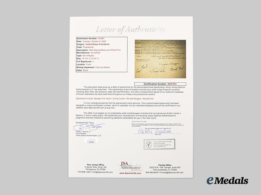 united_states._a_collector’s_copy_of_the_bill_of_rights_signed_by_four_former_u._s._presidents(_george_h._w._bush,_jimmy_carter,_ronald_reagan,_gerald_ford)__a_i1_5246