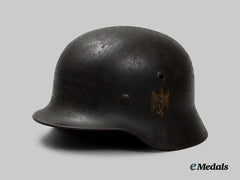Germany, Kriegsmarine. An M40 Stahlhelm, Single Decal Version, by Quist