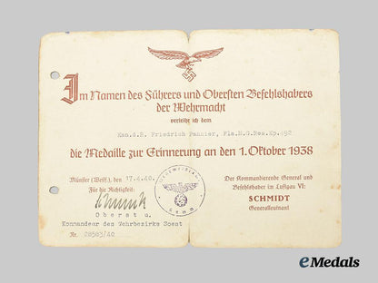 germany,_luftwaffe._a_sudetenland_medal,_with_case,_award_documents,_and_photographs_to_kanonier_friedrich_pannier__a_i1_6150