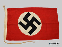 Germany, Third Reich. A Small National Flag, by Württembergische Cattunmanufactur