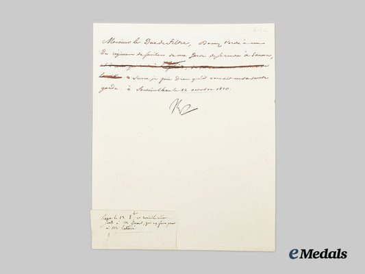 france,_i_empire._a_letter_from_napoleon_with_orders_for_his_minister_of_war,1810__a_i1_8457