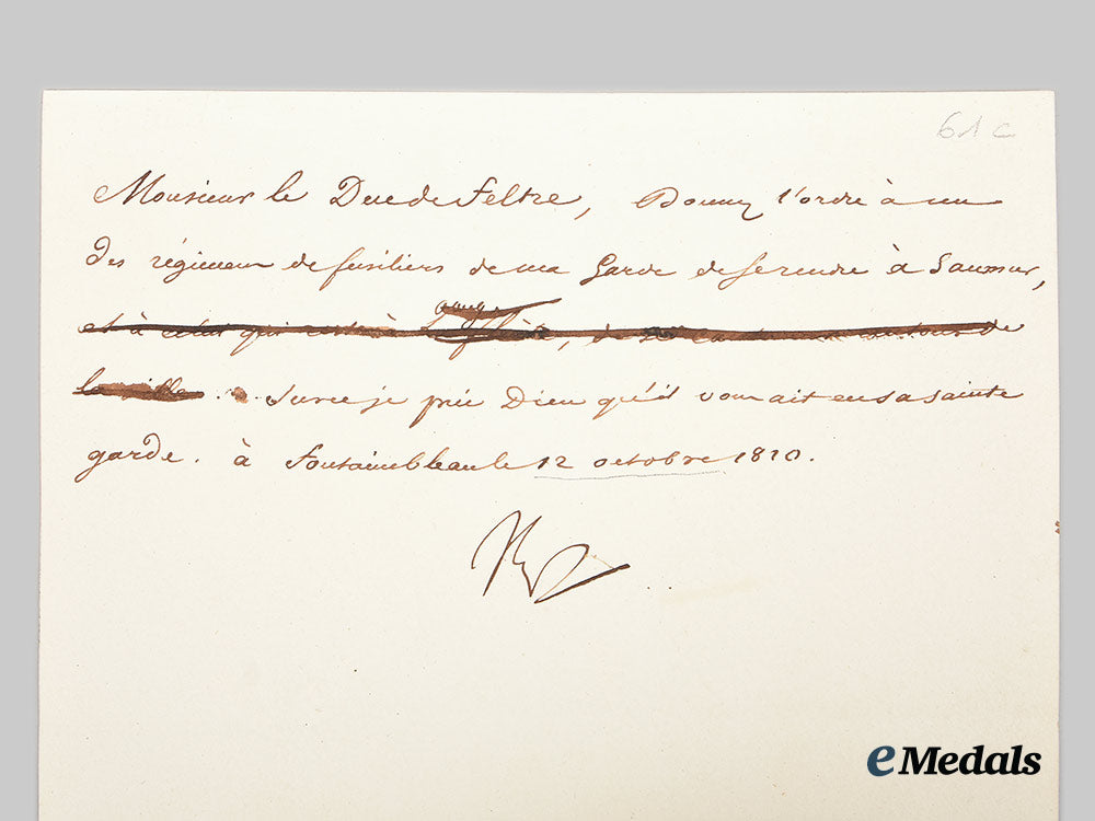 france,_i_empire._a_letter_from_napoleon_with_orders_for_his_minister_of_war,1810__a_i1_8458