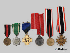 Germany, Third Reich. A Grouping of Six German Medals and Awards