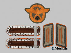 Germany, Ordnungspolizei. A Lot of Gendarmerie Insignia