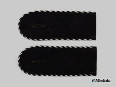 Germany, SS. A Set of SS-Totenkopfverbände Enlisted Personnel Shoulder Straps