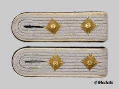 Germany, SS. A Set of Waffen-SS Infantry Hauptsturmführer Shoulder Boards