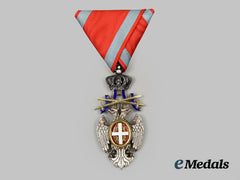 Serbia, Kingdom. A White Eagle Order, Knight with Swords, c. 1918