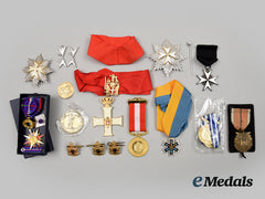 Canada, Estonia, France, United Kingdom, United States, International. Eighteen Assorted Medals and Awards