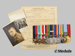 Canada, Commonwealth. A Second War & Korean Medal Group to Private Edgar Joseph LeBlanc