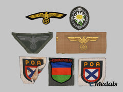 Germany, Wehrmacht. A Mixed Lot of Uniform Insignia