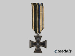 Germany, Imperial. A 1914 Iron Cross II Class, with Unusual Ribbon to a Bavarian Recipient