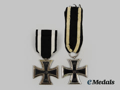 Germany, Imperial. A Pair of 1914 Iron Crosses II Class