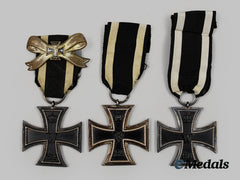 Germany, Imperial. A Lot of 1914 Iron Crosses II Class, Maker Marked Examples