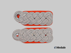 Germany, Heer. A Set of Feldgendarmerie Major Shoulder Boards