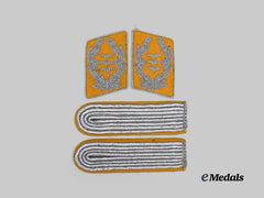 Germany, Luftwaffe. A Lot of Flight Personnel/Fallschirmjäger Insignia for Officer Ranks
