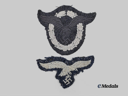 germany,_luftwaffe._a_pair_of_cloth_badges_e_medals__g62913_2