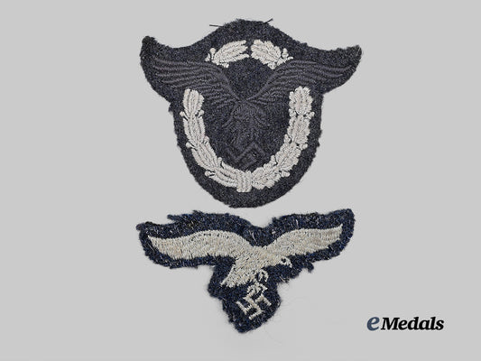 germany,_luftwaffe._a_pair_of_cloth_badges_e_medals__g62913_2