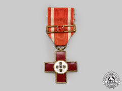 Portugal, Republic. A Red Cross, IV Grade Dedication Cross with Rosette