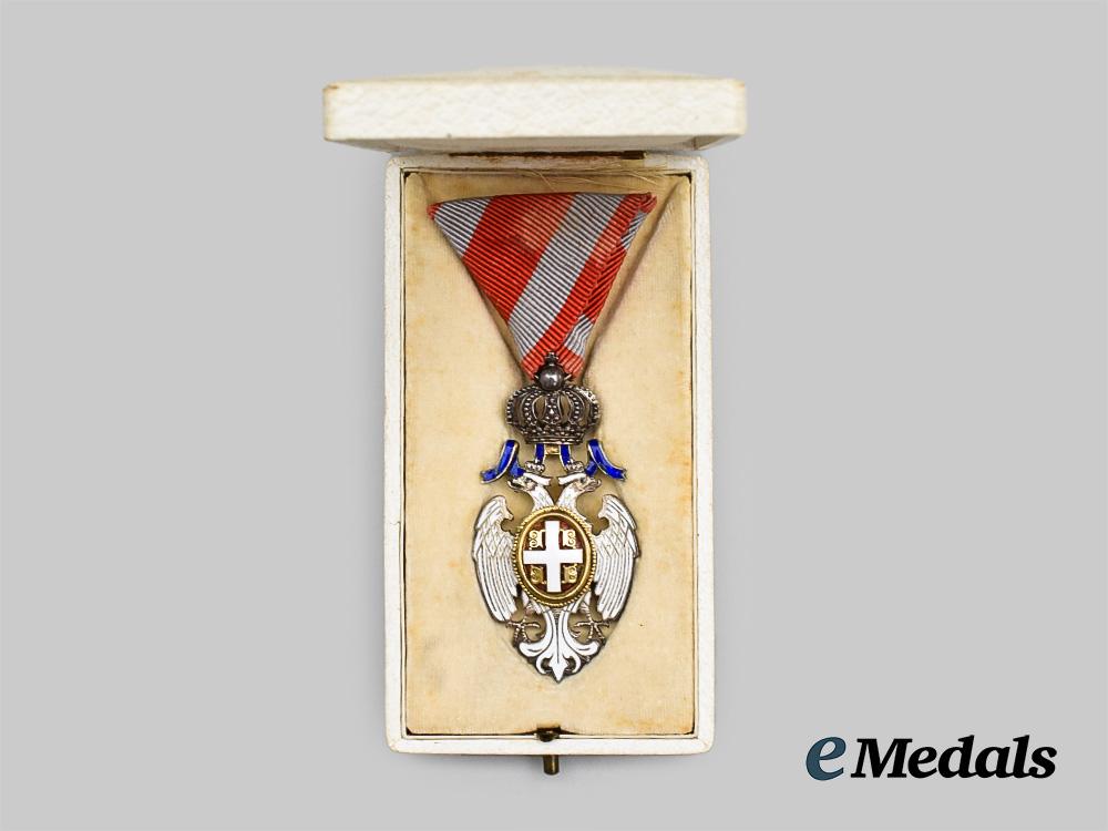 serbia,_kingdom._a_cased_order_of_the_white_eagle,_v._class,_type_i_i,_c.1920_by_huguenin_freres&_co.__e_u22882-2