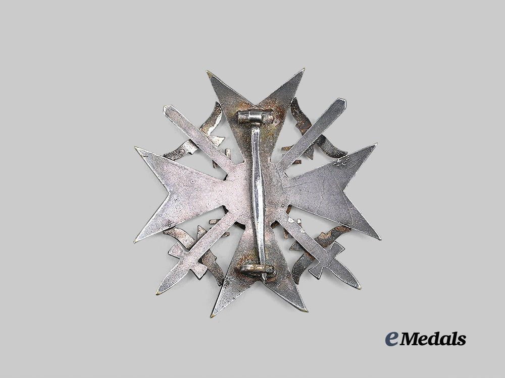germany,_wehrmacht._a_spain_cross,_silver_grade_with_swords,_privately-_purchased_example_e_medals__g62685_4