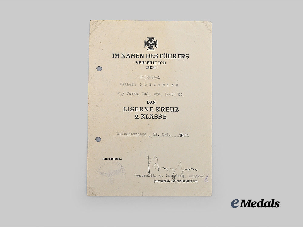germany,_heer._a_medal_bar_and_award_documents_to_feldwebel_wilhelm_keldenich,_technische_bataillon26(mot)_bergbau_e_medals__g62712_9