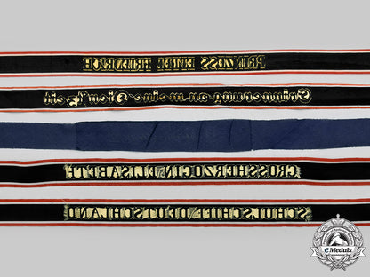 germany,_third_reich._a_lot_of_merchant_navy_cap_tally_ribbons__g490143