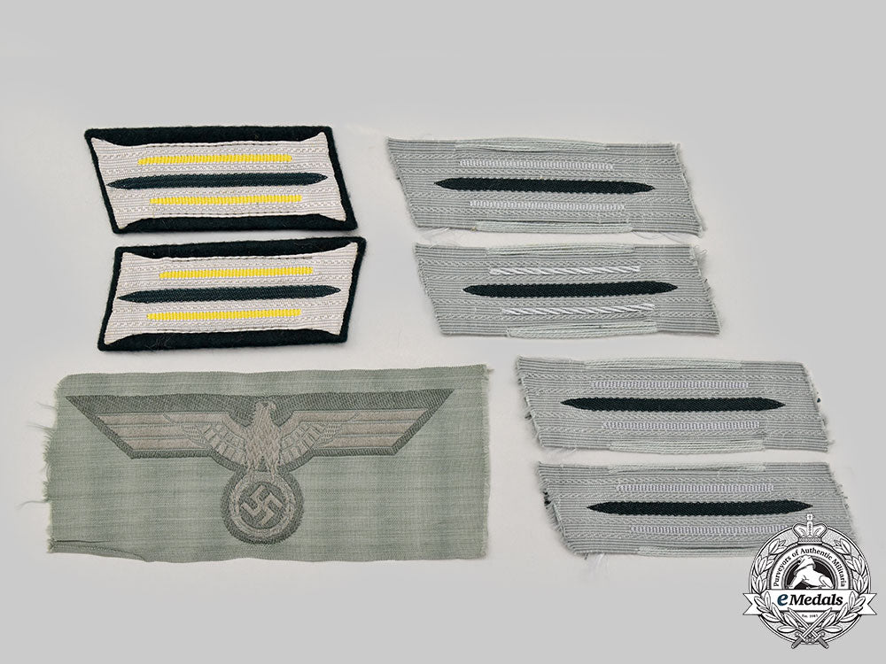 germany,_heer._a_mixed_lot_of_enlisted_personnel_uniform_insignia__g521121
