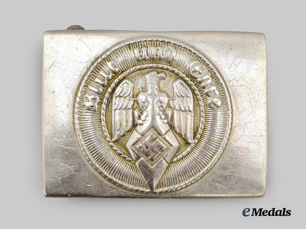 Germany, HJ. A Member’s Belt Buckle by F.W. Assmann & Söhne