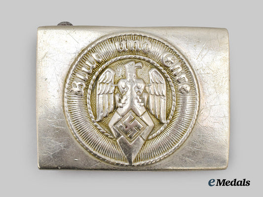 Germany, HJ. A Member’s Belt Buckle by F.W. Assmann & Söhne