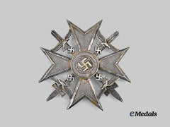 Germany, Wehrmacht. A Spain Cross, Silver Grade with Swords, Privately-Purchased Example