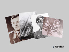 Germany, Third Reich. A Lot of Post-War Signed Knight’s Cross Winner Photographs