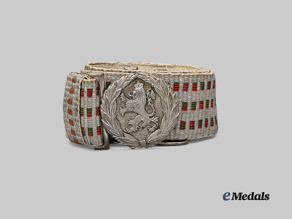 bulgaria,_kingdom._an_army_officer’s_dress_belt_and_buckle,_c.1940_e_medals__e_u24860_2