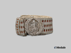 Bulgaria, Kingdom. An Army Officer’s Dress Belt and Buckle, c. 1940