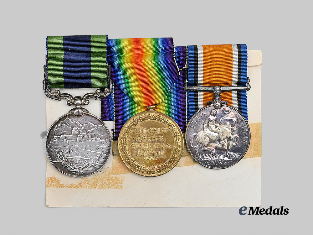 united_kingdom._a_first_war_and_india_general_service_medal_group_to_pte,_smith,_queen’s_regiment_e_medals__m0715-3_4