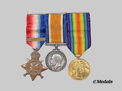 United Kingdom. A First War Trio to Quarter Master Sergeant Austin, Royal Artillery