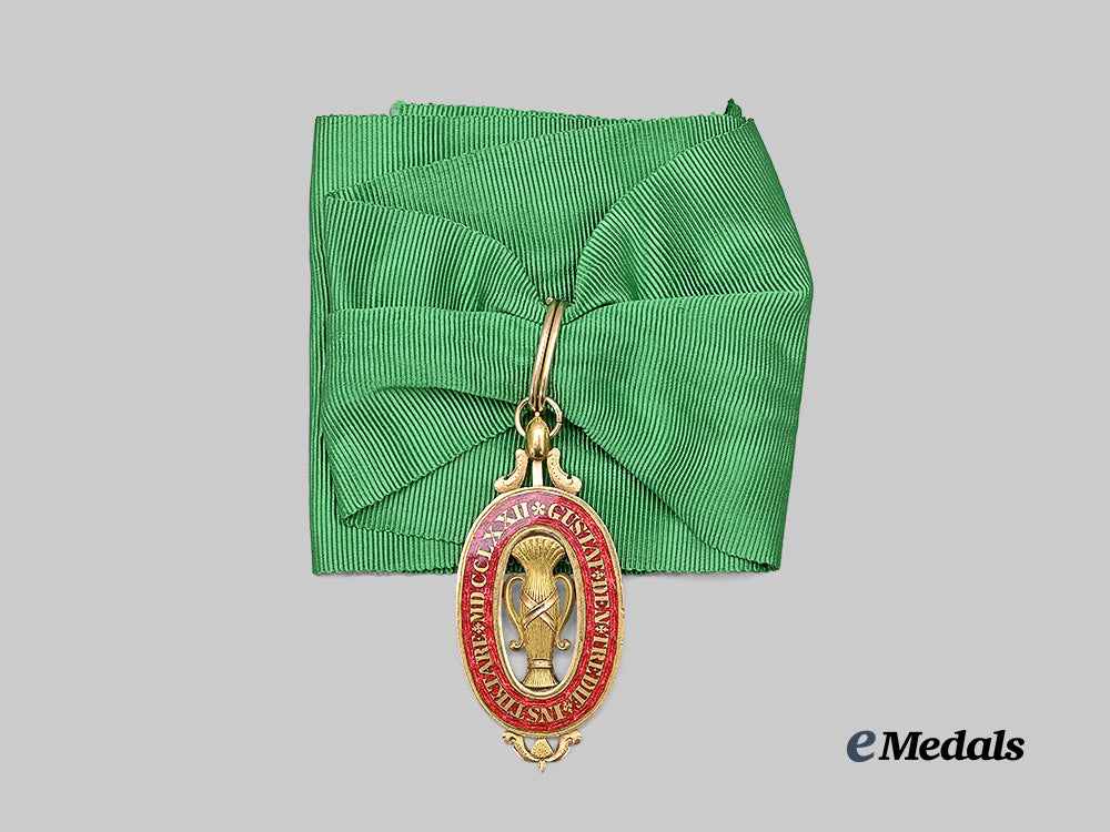 sweden,_kingdom._an_order_of_vasa,_i_class_commander_in_gold_e_medals__m0332-76_2