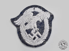 Germany, Luftwaffe. A Observer Badge; Padded Cloth Version