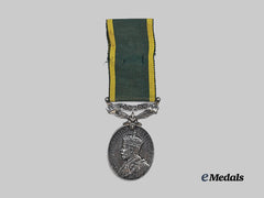 Canada, Commonwealth. An Efficiency Medal to BDSM H. Voisey, Royal Lancashire Grenadiers