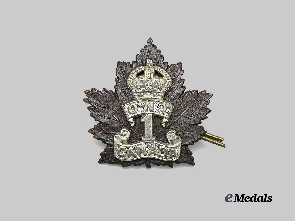 canada,_c_e_f._a1st_infantry_battalion"_ontario_regiment"_cap_badge,_by_hicks&_sons_e_medals__c7535_2