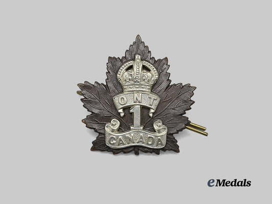 canada,_c_e_f._a1st_infantry_battalion"_ontario_regiment"_cap_badge,_by_hicks&_sons_e_medals__c7535_2