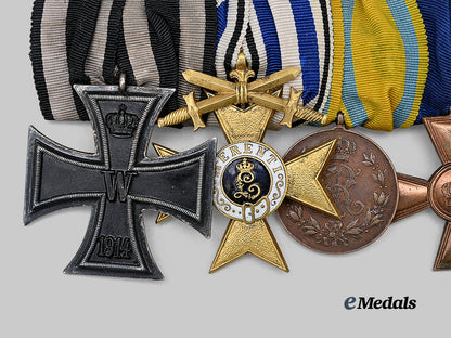 germany,_imperial._a_multi-_state_medal_bar_for_a_distinguished_first_world_war_combatant_e_medals__m0076-170_4