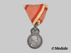 Austria-Hungary, A Military Merit Medal, Karl I Issue, c. 1917.
